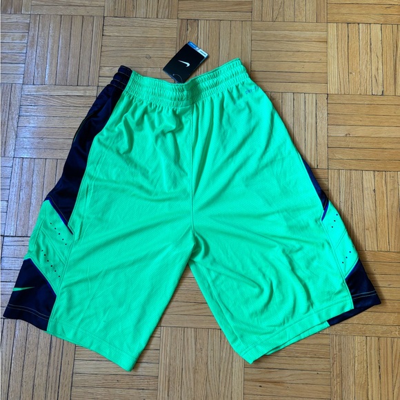 Nike Drifit Elite Basketball Shorts Neon Green Size Small - Picture 5 of 10